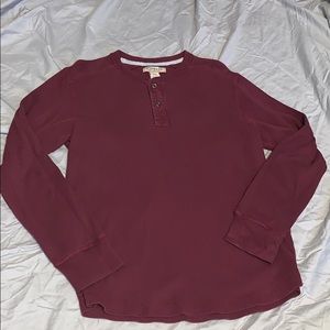 Men’s Vintage Henley Thermal